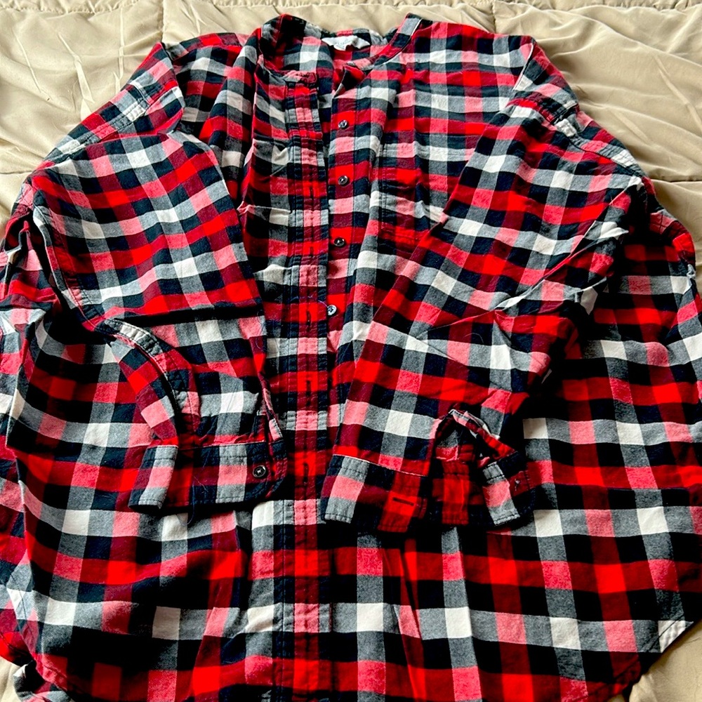 LLbean size medium runs large